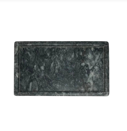 Handcrafted Marble Valet Tray – Natural Stone Key & Desk Organizer